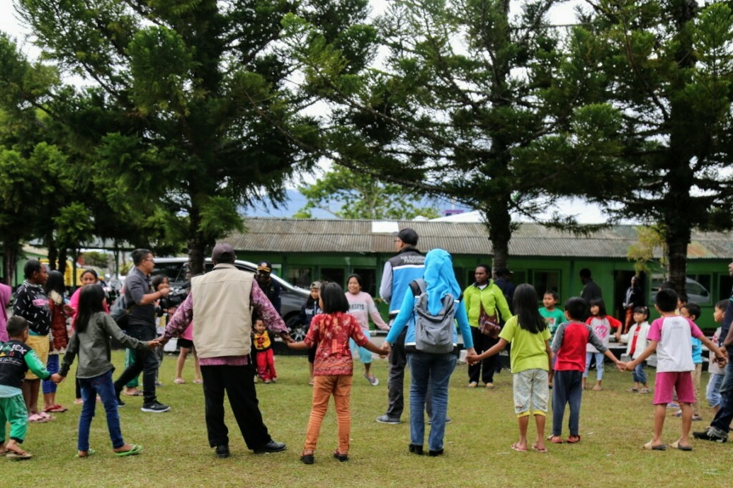 Tim LDP Kemensos Beri Pendampingan Pengungsi Wamena