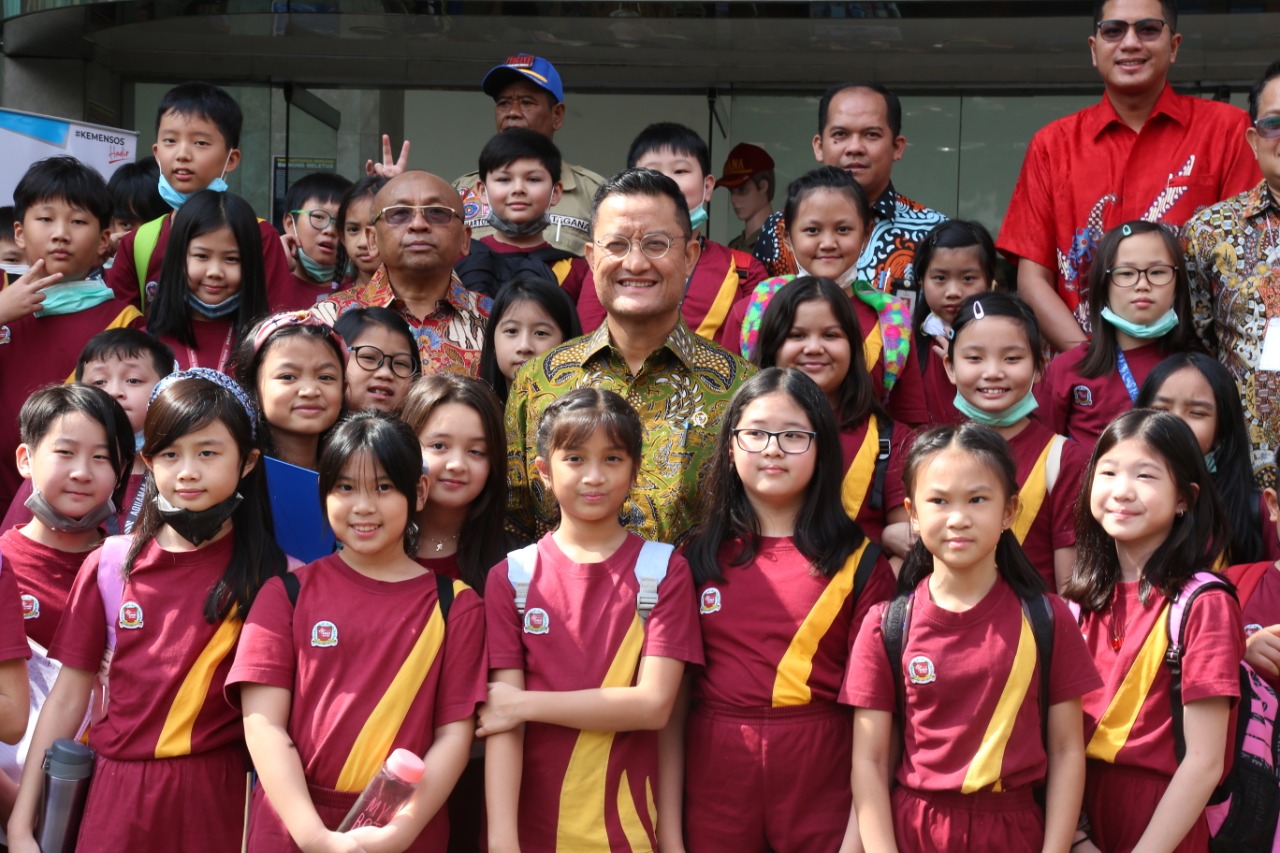 SD Bina Nusantara Lakukan Kunjungan Belajar ke Kemensos