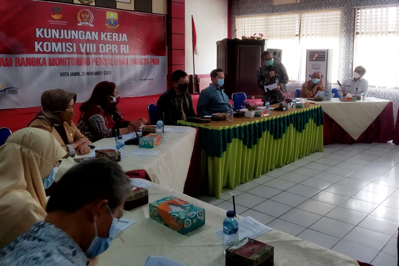 Komisi VIII DPR RI Awasi Penyaluran Bansos PKH di Jambi