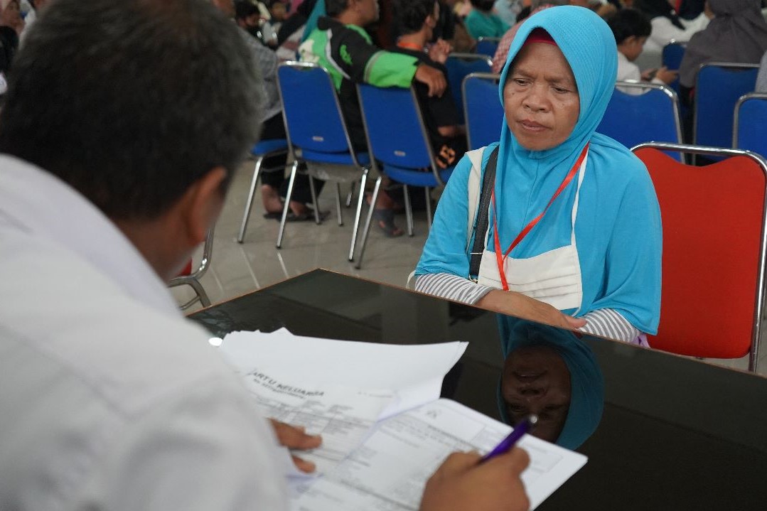 Penyaluran Bantuan ATENSI bagi Penyandang Disabilitas di Kota Cimahi
