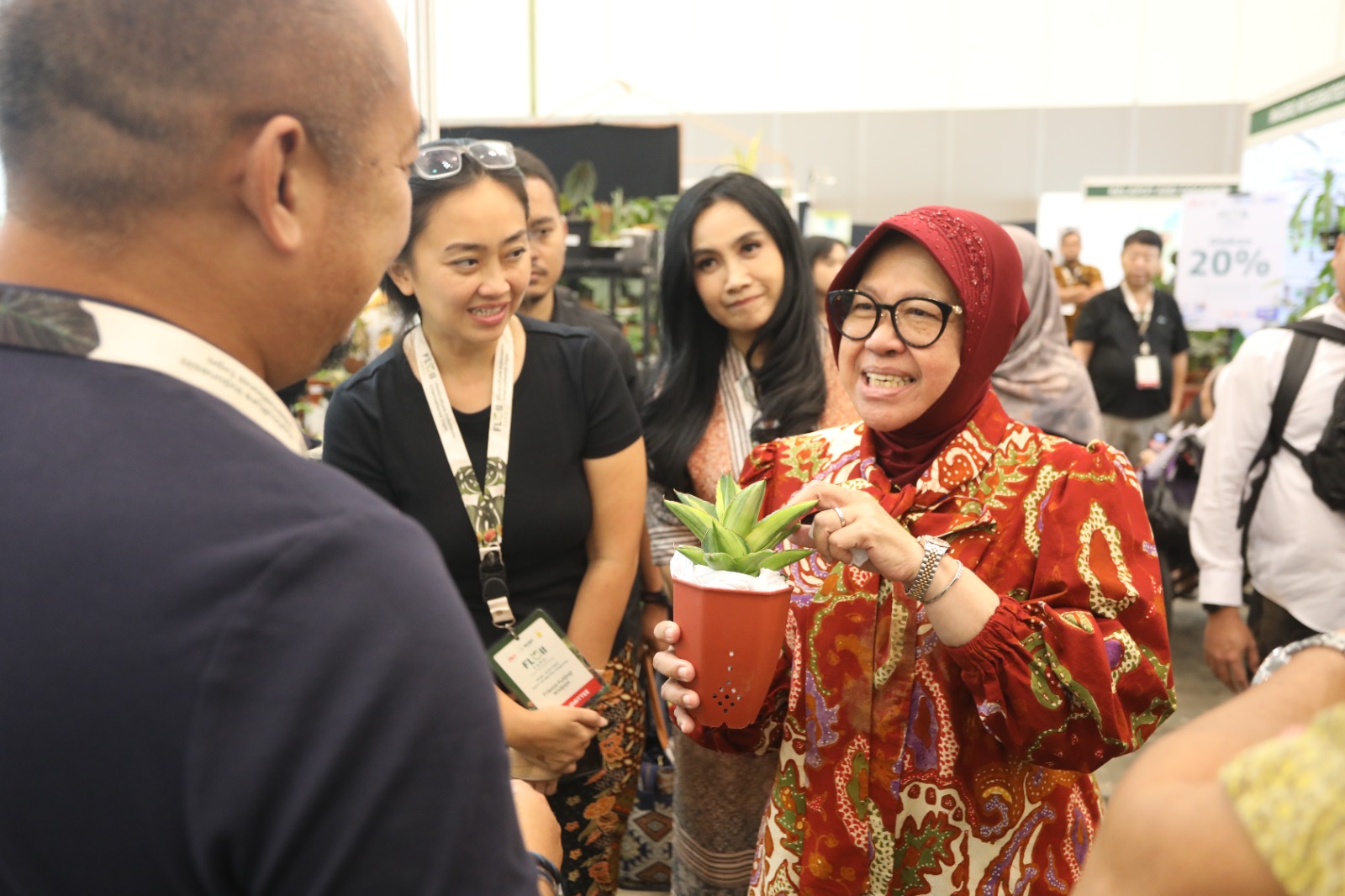 Buka Pameran FLOII 2023, Risma: Bisnis Tanaman Hias Bisnis Masa Depan